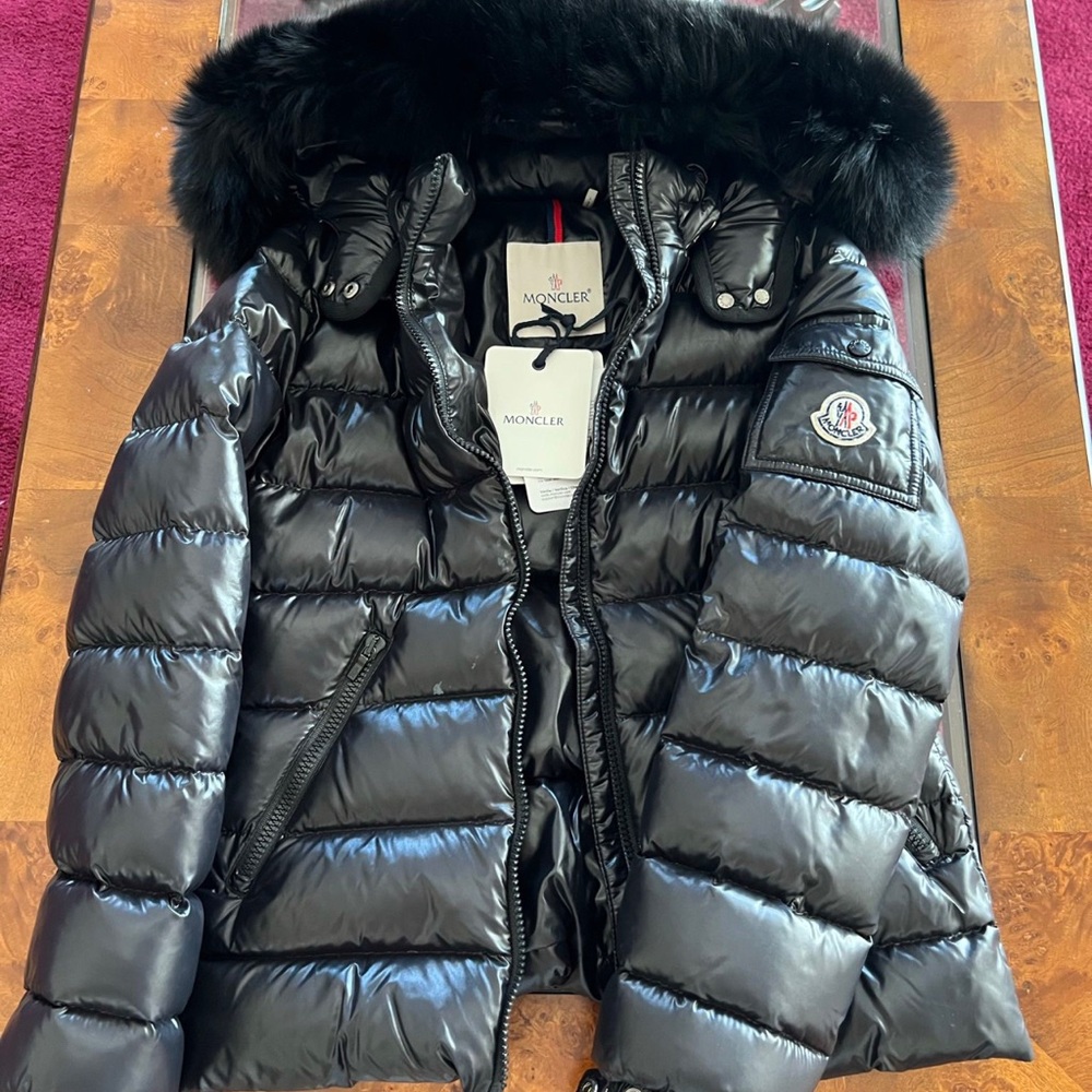 Girls Winter Jacket, Authentic, Black, Size 12/152cm
